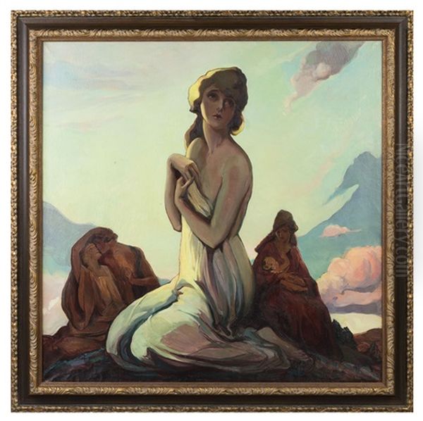 Womanhood Personified Oil Painting by Alexander Oscar Levy