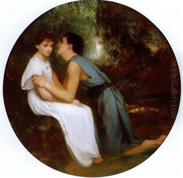 Couple Dans La Foret by Emile Levy