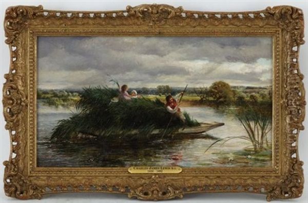 La Traversee Oil Painting by Charles James Lewis