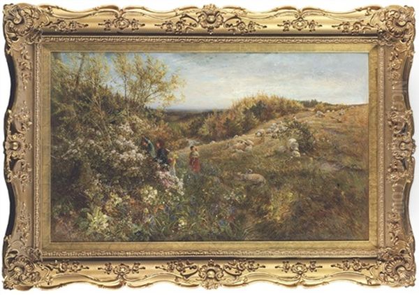 Spring Time Oil Painting by Charles James Lewis