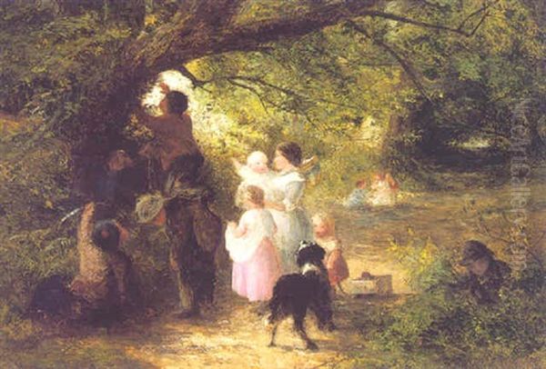 In The Glade Oil Painting by Charles James Lewis