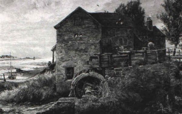 The Old Watermill by Charles James Lewis