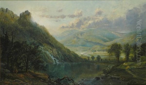 Nebraska Notch, Green Mountain, Vermont Oil Painting by Edmund Darch Lewis