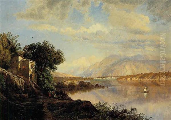 Vista De Santiago De Cuba by Edmund Darch Lewis