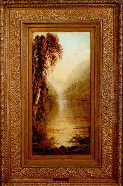 The Hudson River Oil Painting by Edmund Darch Lewis