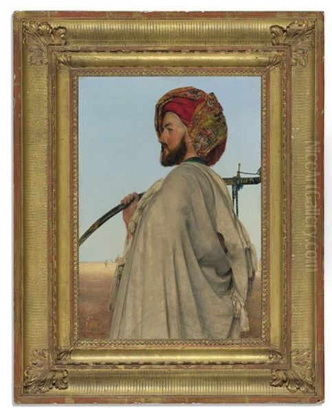 A Memlook Bey, Egypt Oil Painting by John Frederick Lewis