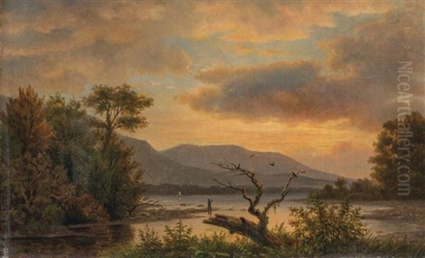 Killarney Oil Painting by Henry Lewis