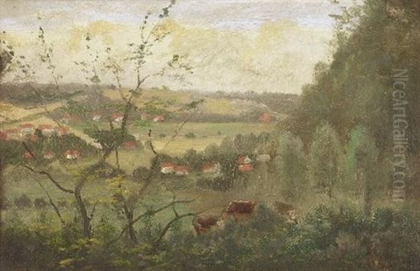 Weite Landschaft Oil Painting by Henry Lewis