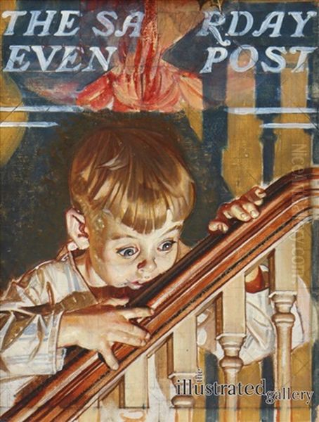 Madchenbildnis Mit Hund Oil Painting by Joseph Christian Leyendecker