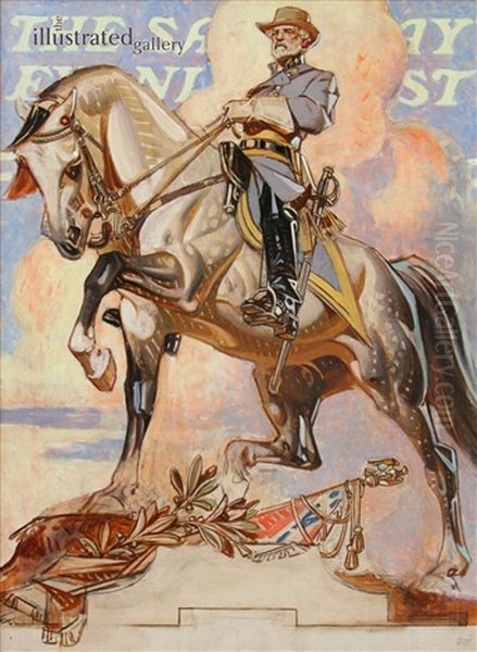 Madchenbildnis Mit Hund Oil Painting by Joseph Christian Leyendecker