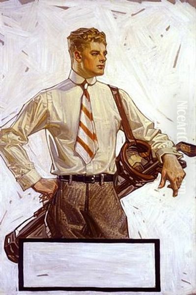 Madchenbildnis Mit Hund by Joseph Christian Leyendecker