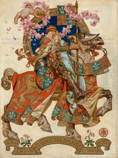 Honeymoon, The Saturday Evening Post Cover Oil Painting by Joseph Christian Leyendecker