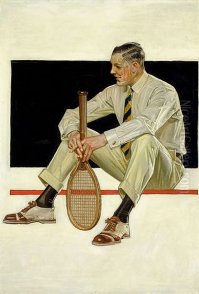 The Arrow Man, The Arrow Shirt Company (cluett) Advertisement Oil Painting by Joseph Christian Leyendecker