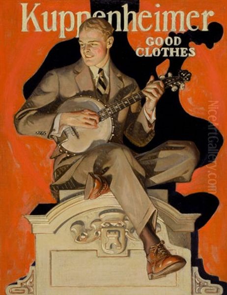 Kuppenheimer Good Clothes (banjo Player), House Of Kuppenheimer Advertisement by Joseph Christian Leyendecker