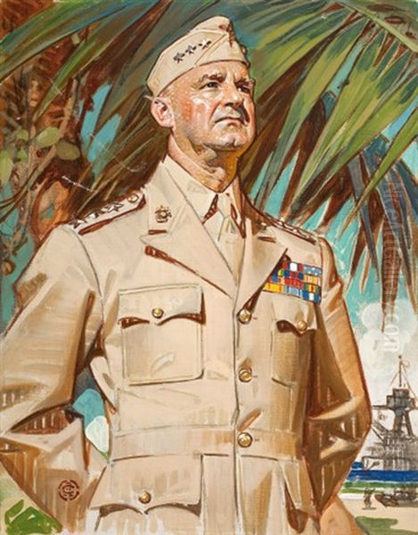 The General Oil Painting by Joseph Christian Leyendecker