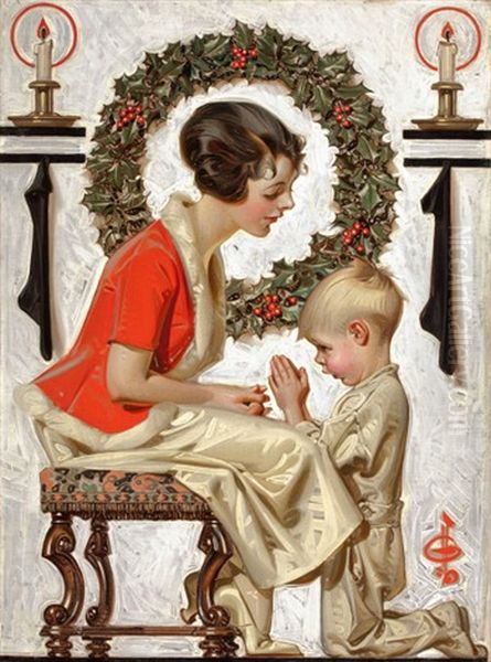 Saturday Evening Post (cover Study) Oil Painting by Joseph Christian Leyendecker