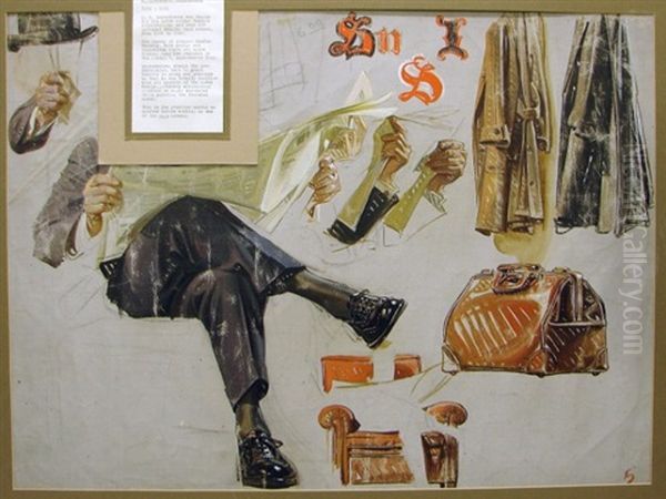 Untitled Oil Painting by Joseph Christian Leyendecker