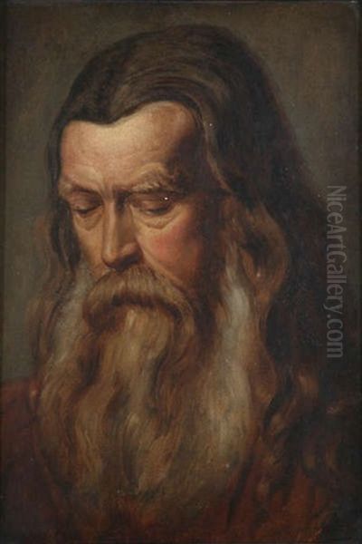 Portrait D'homme Oil Painting by Hendrik Jan Augustyn Leys