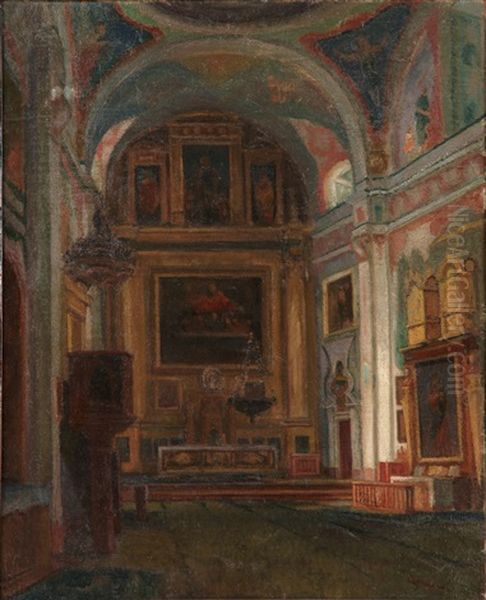 Iglesia De Los Venerables, Sevilla Oil Painting by Carlos Lezcano