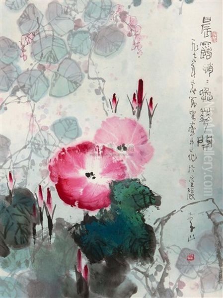 Morning-glory Oil Painting by  Li Shan