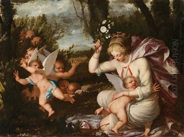 The Punishment Of Cupid Oil Painting by Pietro (Libertino) Liberi