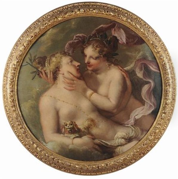 Venere E Pace Oil Painting by Pietro (Libertino) Liberi