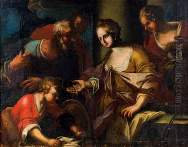 Allegorie Oil Painting by Pietro (Libertino) Liberi