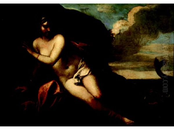 Andromeda Oil Painting by Pietro (Libertino) Liberi