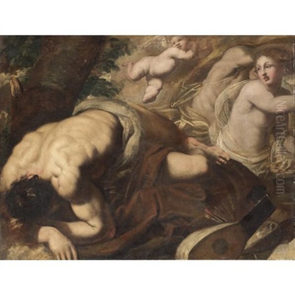 Allegoria Oil Painting by Pietro (Libertino) Liberi