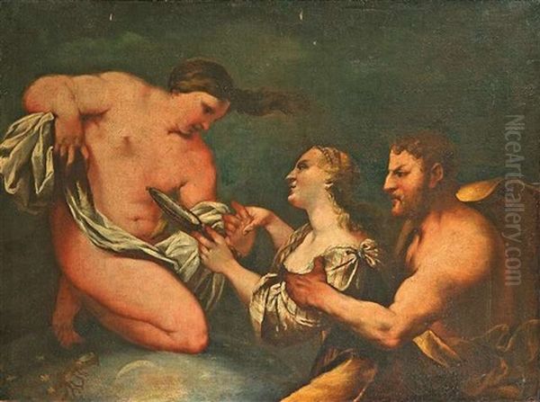 Allegorie Oil Painting by Pietro (Libertino) Liberi