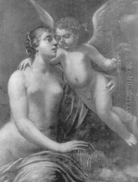 Venus Et L'amour Oil Painting by Pietro (Libertino) Liberi