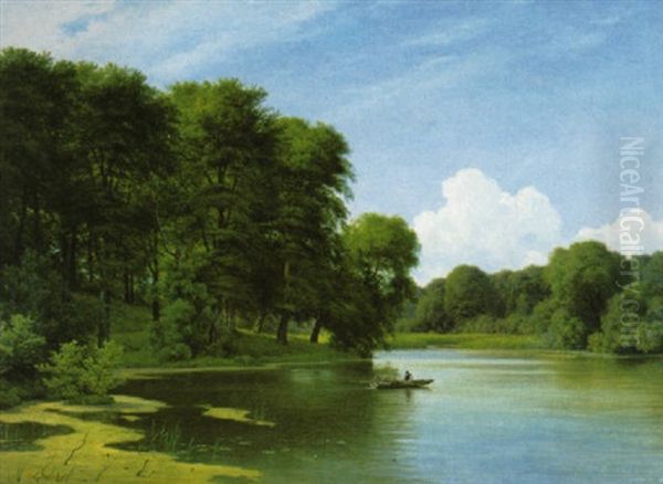 La Quietude Oil Painting by Georg Emil Libert