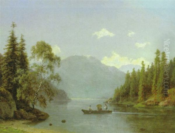 Alpenlandschaft by Georg Emil Libert