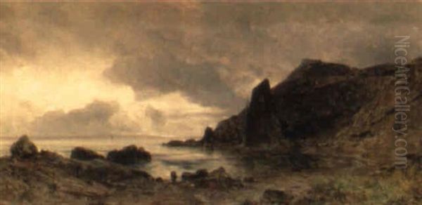 Motiv Aus Helgoland by Eduard Peithner Ritter von Lichtenfels