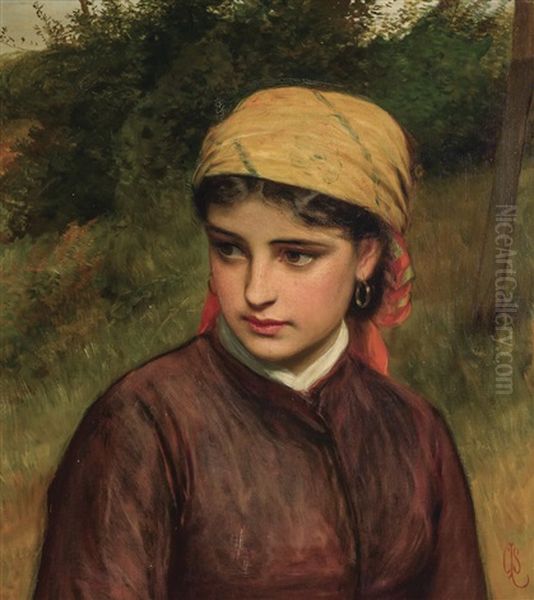 A Young Girl by Charles Sillem Lidderdale