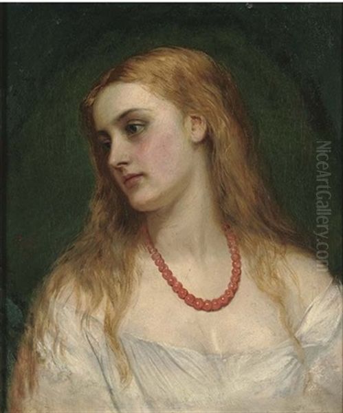 Ophelia Oil Painting by Charles Sillem Lidderdale