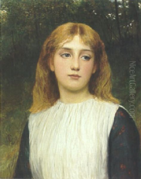 The Country Beauty Oil Painting by Charles Sillem Lidderdale