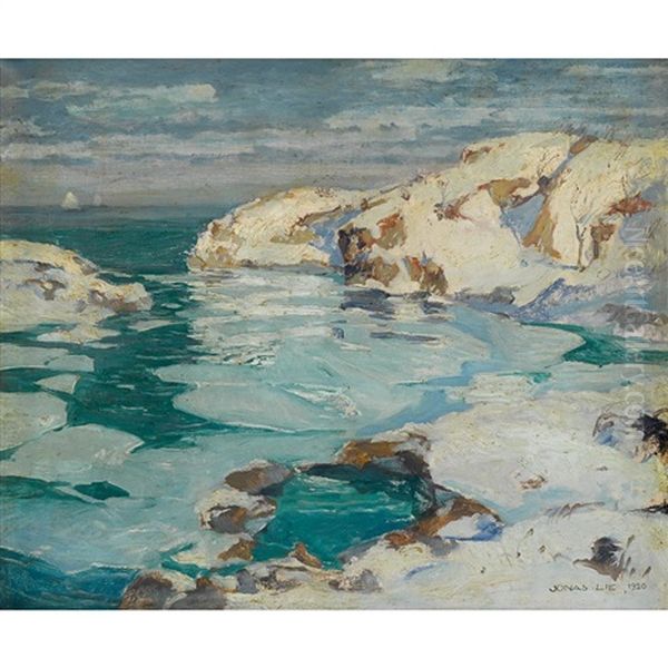 On The Coast Oil Painting by Jonas Lie