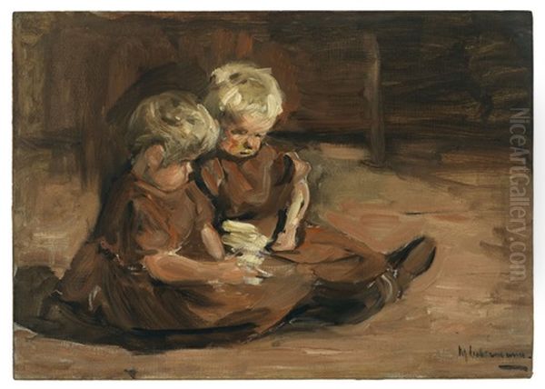 Portrat Einer Jungen Schonheit In Tracht Oil Painting by Max Liebermann