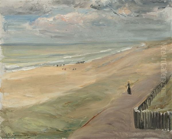 Weiter Strand Oil Painting by Max Liebermann