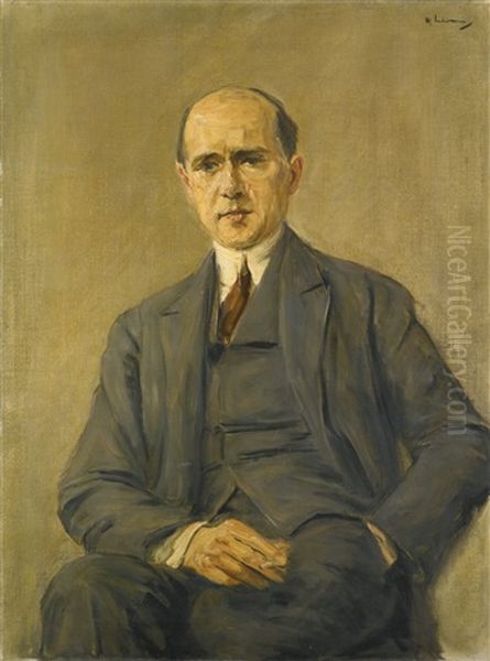 Bildnis Friedrich August Neubauer (portrait Of Friedrich August Neubauer) Oil Painting by Max Liebermann