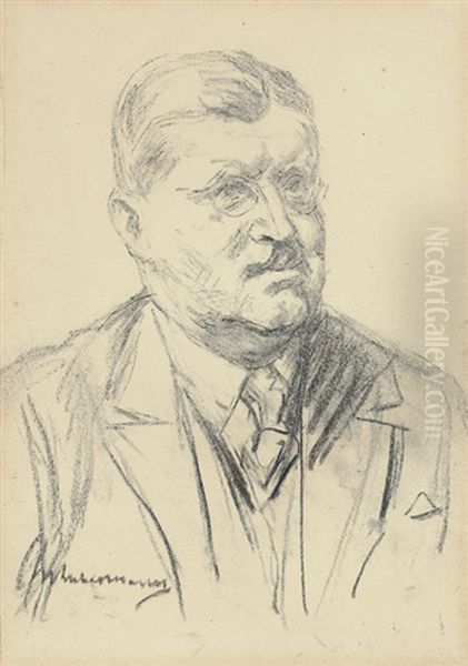 Portrait Otto Meissner Oil Painting by Max Liebermann