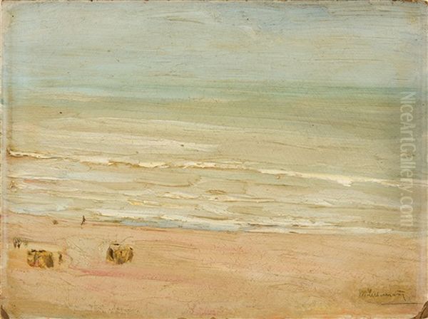 Strand Und Meer In Zandvoort Oil Painting by Max Liebermann