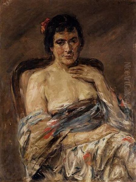 Damenbildnis Oil Painting by Max Liebermann