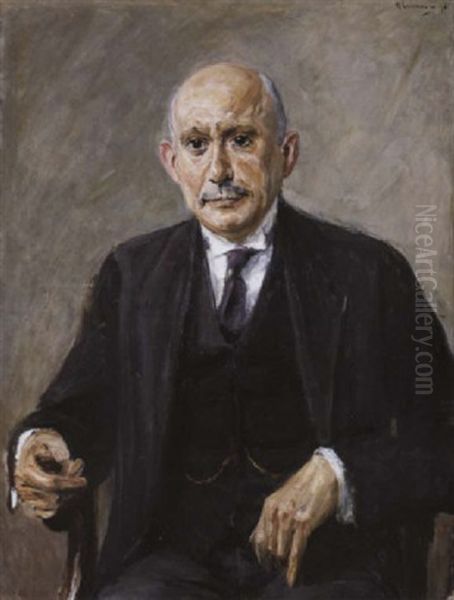 Bildnis Felix Benjamin Oil Painting by Max Liebermann