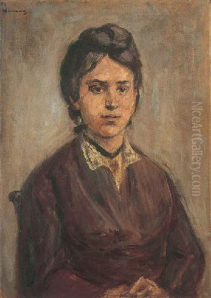 Bildnis Salome Hirschberg Oil Painting by Max Liebermann