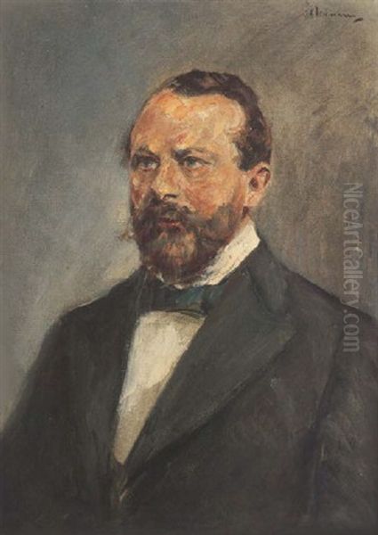 Bildnis Jakob Hirschberg Oil Painting by Max Liebermann