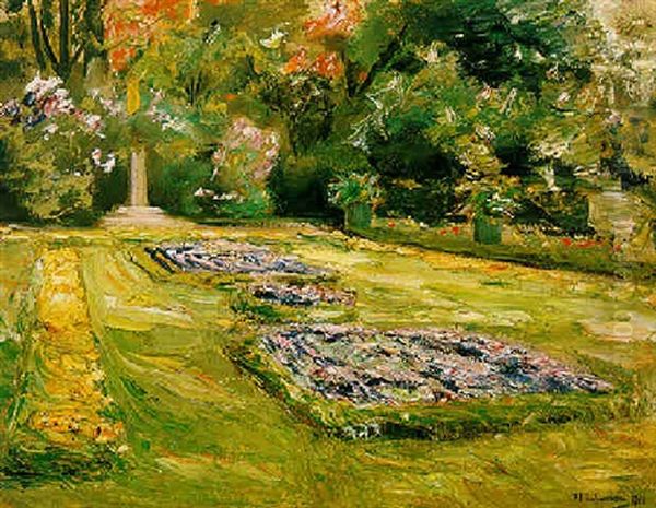 Wannseeegarten Oil Painting by Max Liebermann