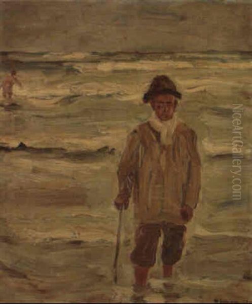 Strandwachter Oil Painting by Max Liebermann