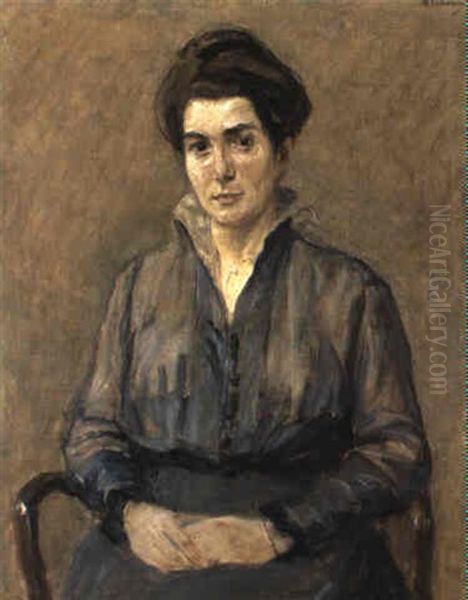 Bildnis Der Cecilie Markus Oil Painting by Max Liebermann